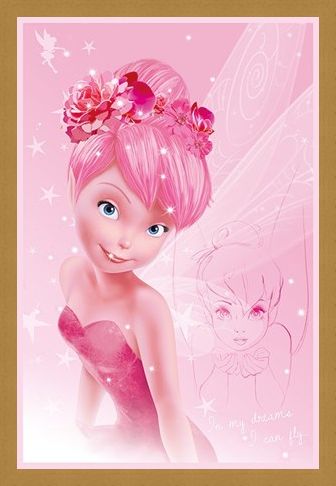 Framed Framed Tink In Pink - Disney's Tinkerbell
