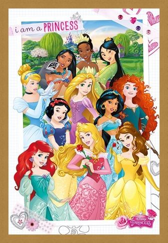 Framed Framed I Am A Princess - Disney Princess