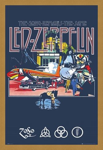 Framed Framed The Song Remains The Same - Led Zeppelin