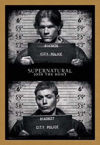 Framed Framed Horrifying Mug Shots - Supernatural