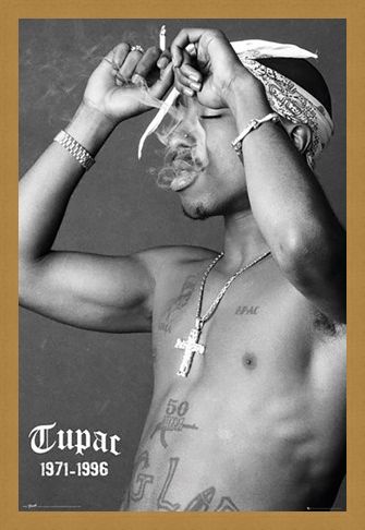 Framed Framed Music, Morals and Cigarettes - Tupac