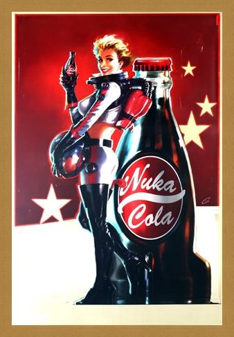 Framed Framed Blonde Bombshell - Fallout 4