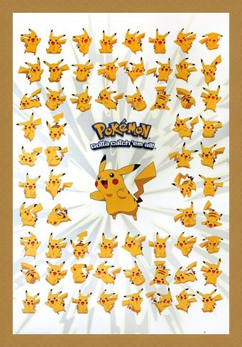 Framed Framed The Pokemon With A Punch - Pokemon - Pikachu