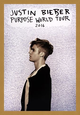Framed Framed Purpose Tour Poster - Justin Bieber