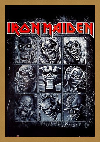 Framed Framed Nine Eddies - Iron Maiden