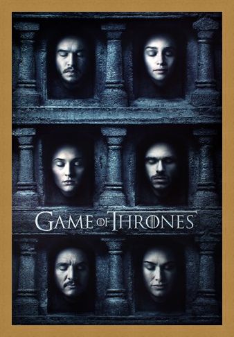 Framed Framed Hall Of Faces - Game Of Thrones
