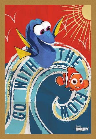 Framed Framed Go With The Flow - Finding Dory