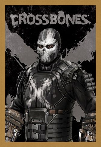 Framed Framed Crossbones - Captain America Civil War