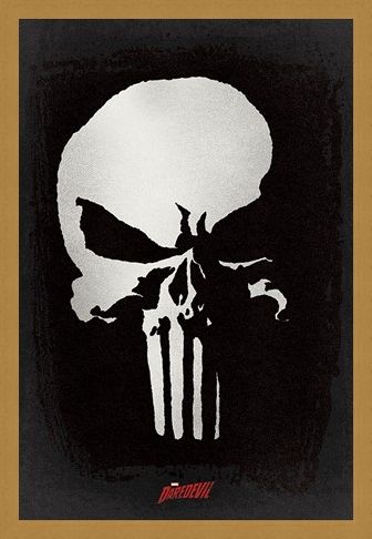 Framed Framed The Punisher Logo - Daredevil TV Series