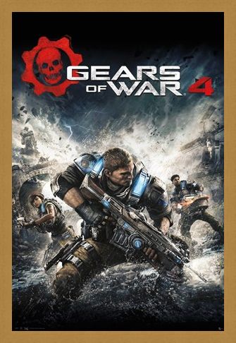 Framed Framed Game Cover - Gears Of War 4