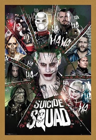 Framed Framed Shattered Circle - Suicide Squad