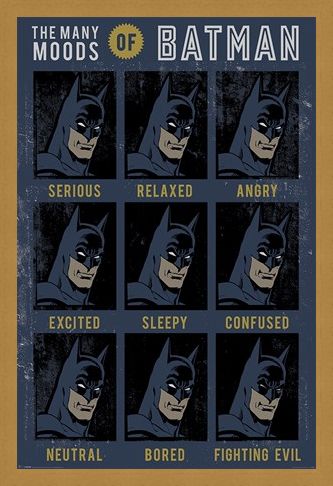 Framed Framed The Many Moods Of Batman - DC Originals