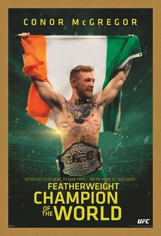 Framed Framed Featherweight Champion Of The World - Conor McGregor