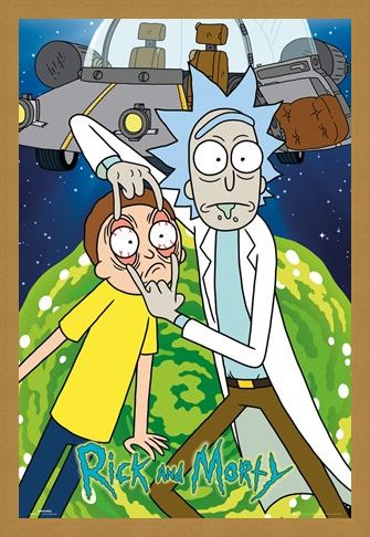 Framed Framed Like Grandfather Like Grandson - Rick And Morty