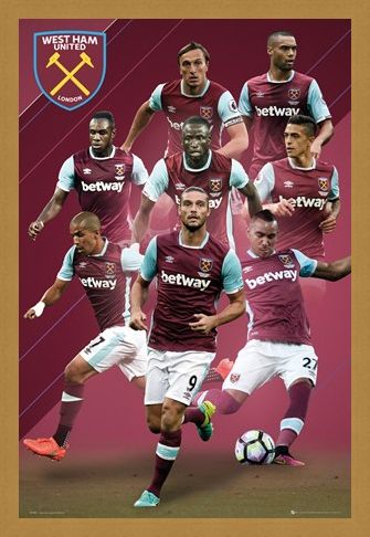 Framed Framed 2016/17 Players - West Ham FC