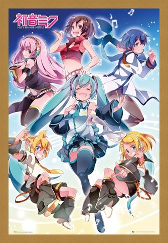 Framed Framed Vocaloid Performance - Hatsune Miku Group