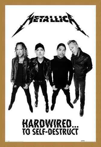 Framed Framed Hardwired To Self-Destruct - Metallica