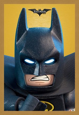 Framed Framed Lego Batman Close-Up - Lego Batman