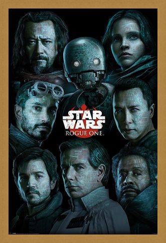 Framed Framed The Rebel Alliance Versus The Empire - Star Wars Rogue One