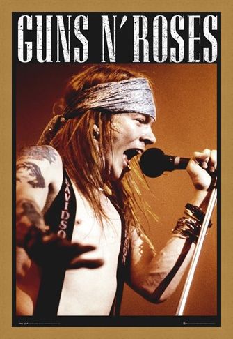 Framed Framed Guns N Roses - Axel Rose