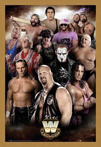 Framed Framed Wrestling Legends - WWE