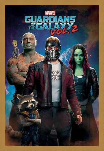 Framed Framed Characters In Space - Guardians Of The Galaxy Vol.2