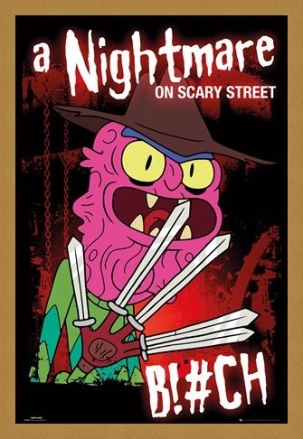 Framed Framed A Nightmare On Scary Street - Rick And Morty