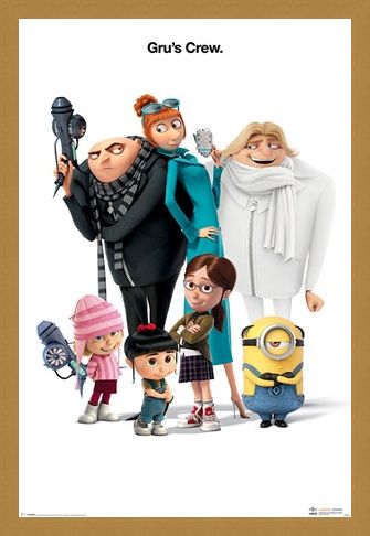 Framed Framed Gru's Crew - Despicable Me 3