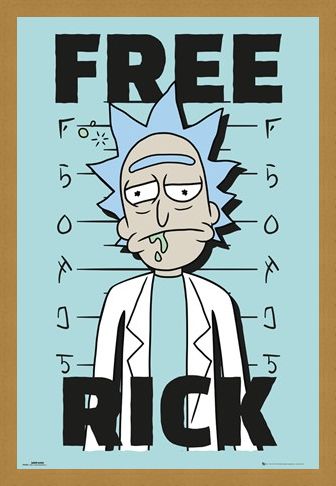 Framed Framed Free Rick - Rick and Morty