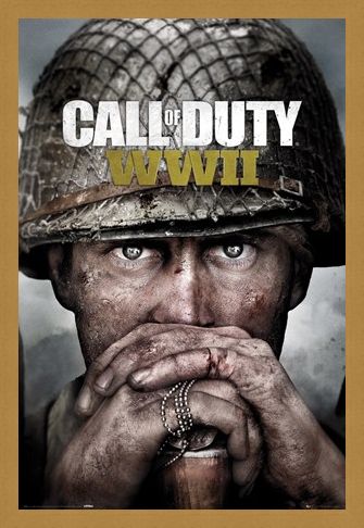 Framed Framed Stronghold WWII Key Art - Call Of Duty