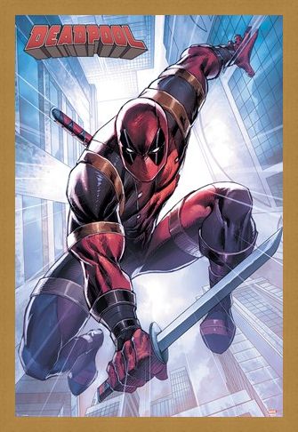 Framed Framed Action Pose - Deadpool
