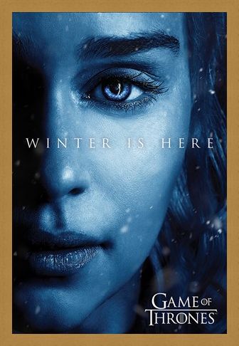 Framed Framed Winter is Here - Daenerys - Game Of Thrones
