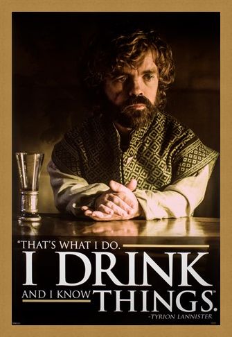Framed Framed I Drink And I Know Things - Game of Thrones