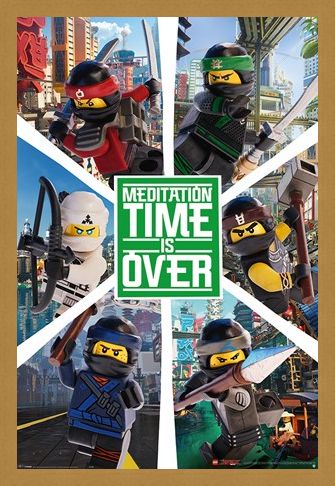 Framed Framed LEGO® Ninjago Movie Six Ninjas - LEGO® Ninjago Movie