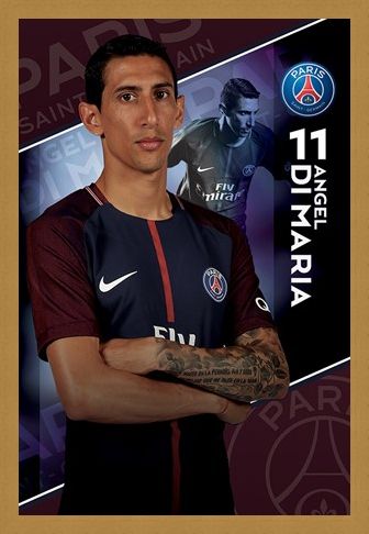 Framed Framed Di Maria 17/18 - PSG