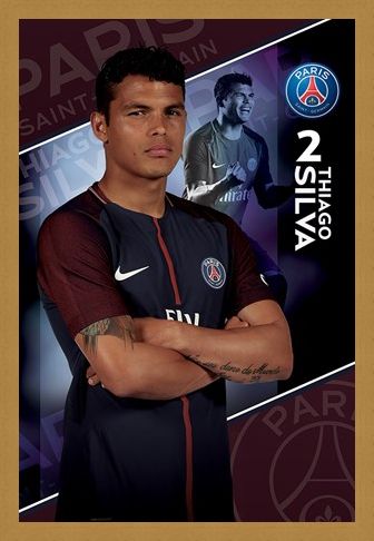 Framed Framed Silva 17/18 - PSG