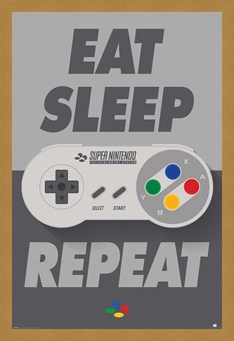 Framed Framed SNES Controller - Nintendo