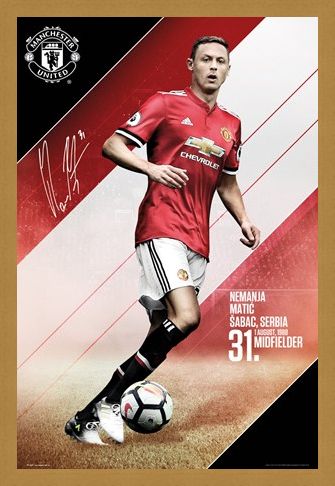 Framed Framed Matic 17-18 - Manchester United