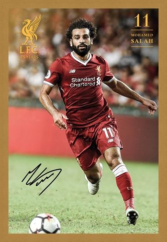 Framed Framed Salah 17-18 - Liverpool FC
