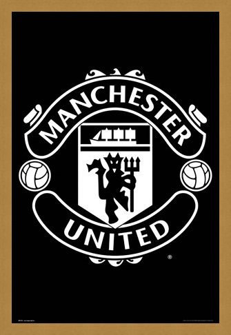 Framed Framed Crest 17-18 - Manchester United