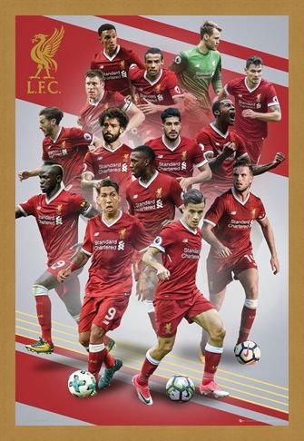 Framed Framed Players 17-18 - Liverpool FC