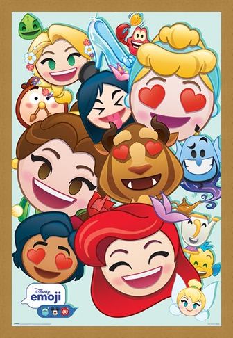 Framed Framed Emoji Princess - Disney