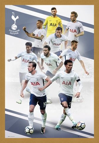 Framed Framed Players 17-18 - Tottenham FC