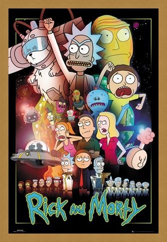 Framed Framed Rick and Morty - Wars