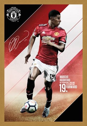 Framed Framed Rashford 17-18 - Manchester United