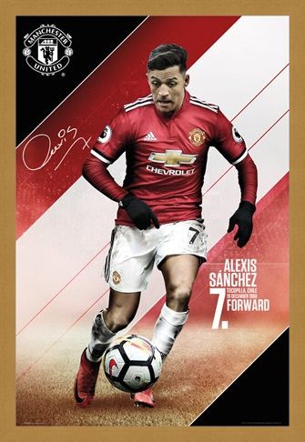 Framed Framed Sanchez 17-18 - Manchester United