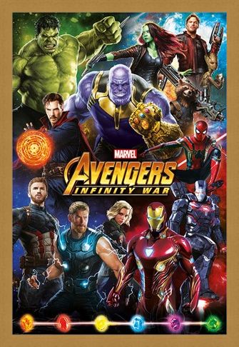 Framed Framed Infinity War Character Montage - Avengers