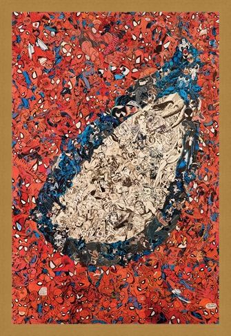 Framed Framed Eye Montage - Spider-Man