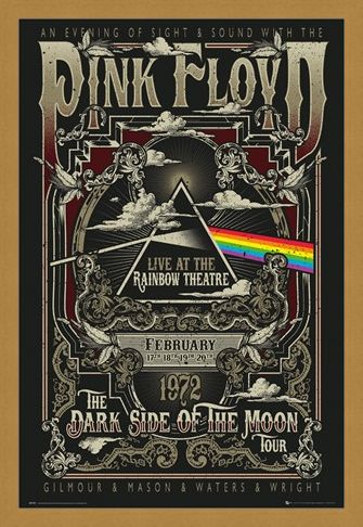 Framed Framed Rainbow Theatre - Pink Floyd