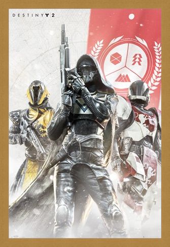 Framed Framed Hunter, Warlock and Titan - Destiny 2